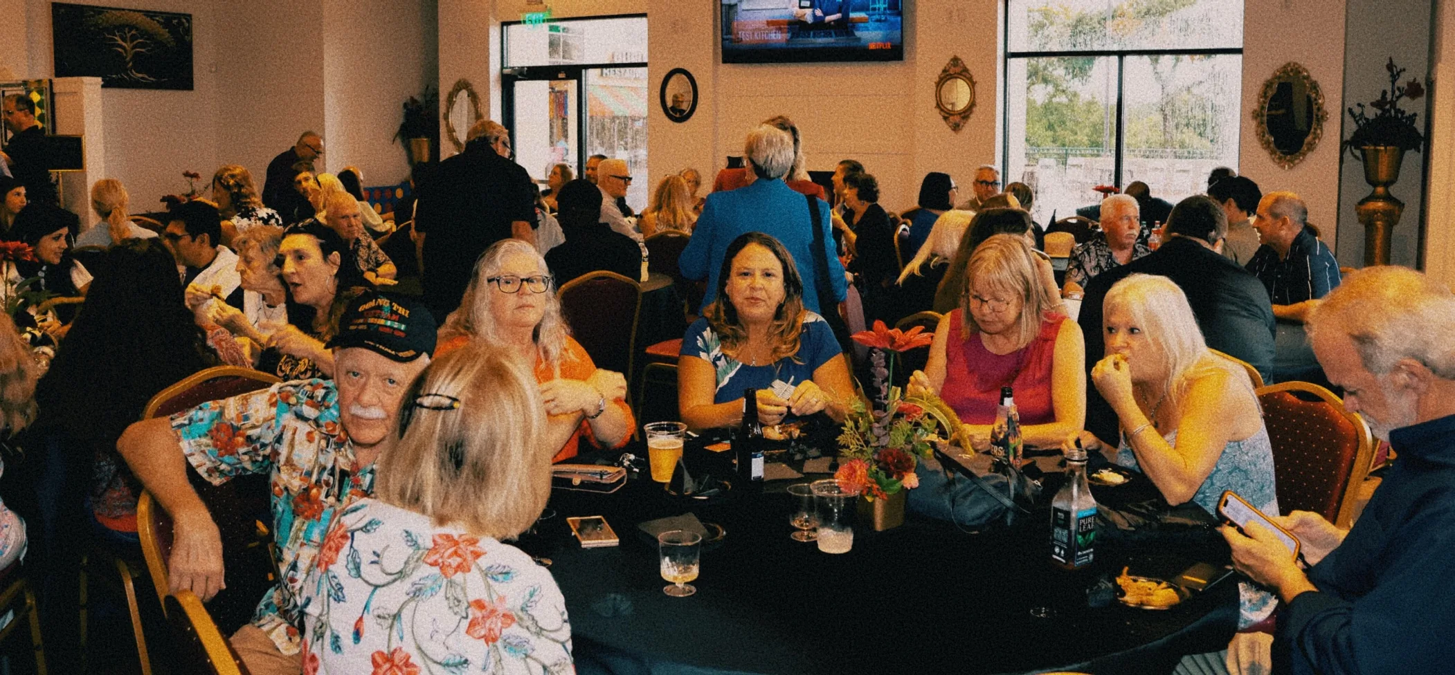 Candid moment from The Venue Clermont grand opening and ribbon cutting celebration